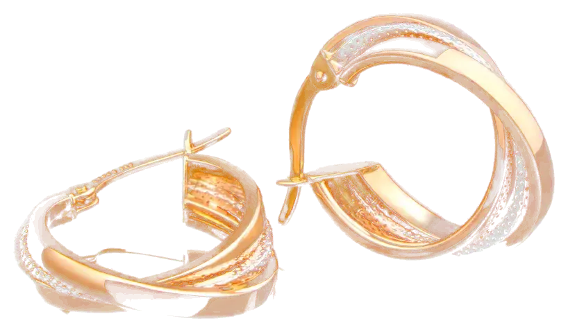 Twisted Hoop Earrings · Representative image